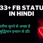 333+ FB Status In Hindi