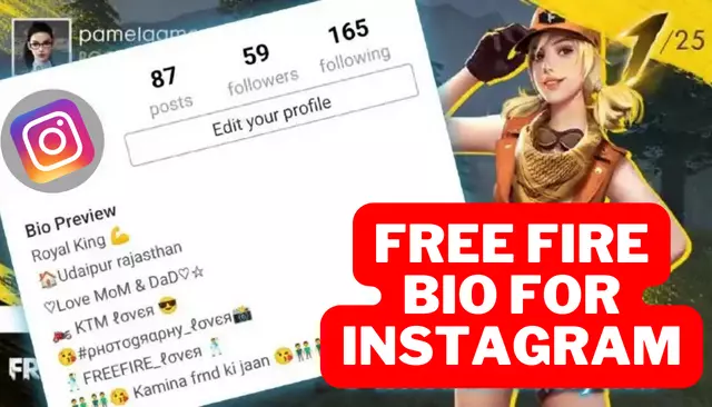 200+ Free Fire Bio for Instagram (2023)